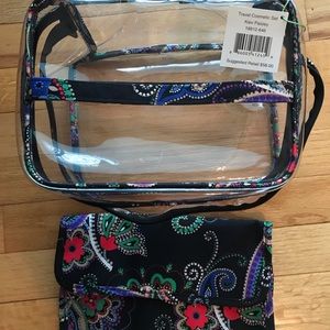 NWT. Vera Bradley travel cosmetic kit